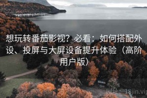 想玩转番茄影视？必看：如何搭配外设、投屏与大屏设备提升体验（高阶用户版）