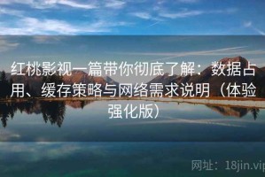 红桃影视一篇带你彻底了解：数据占用、缓存策略与网络需求说明（体验强化版）