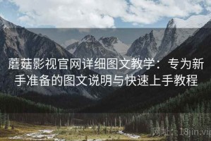 蘑菇影视官网详细图文教学：专为新手准备的图文说明与快速上手教程