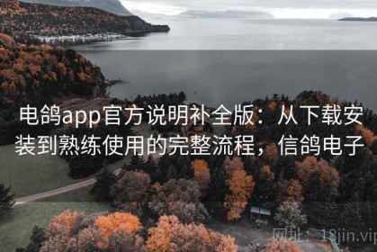 电鸽app官方说明补全版：从下载安装到熟练使用的完整流程，信鸽电子