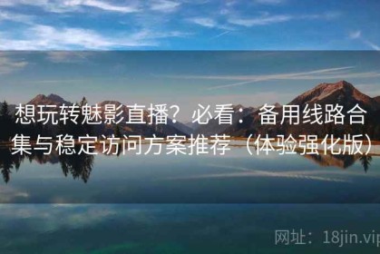 想玩转魅影直播？必看：备用线路合集与稳定访问方案推荐（体验强化版）
