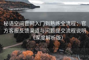 秘语空间官网入门到熟练全流程：官方客服反馈渠道与问题提交流程说明（深度解析版）