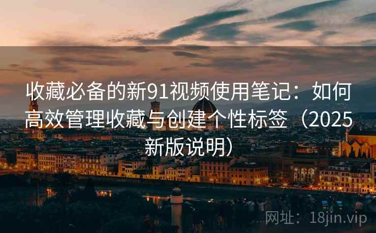 收藏必备的新91视频使用笔记：如何高效管理收藏与创建个性标签（2025新版说明）
