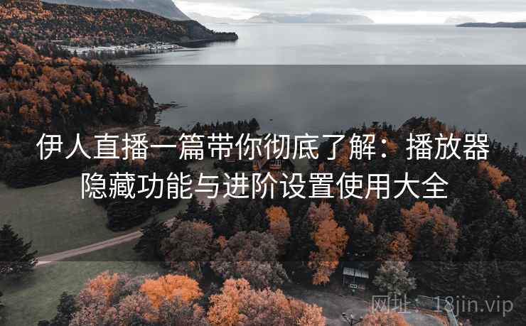 伊人直播一篇带你彻底了解：播放器隐藏功能与进阶设置使用大全