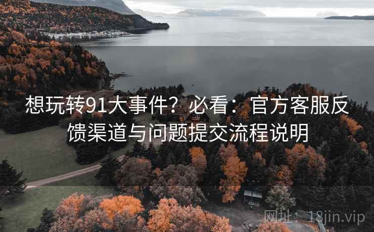 想玩转91大事件?必看:官方客服反馈渠道与问题提交流程说明 想玩转91大事件?必看:官方客服反馈渠道与问题提交流程说明