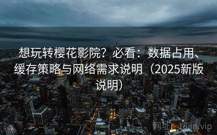 想玩转樱花影院?必看:数据占用、缓存策略与网络需求说明(2025新版说明) 想玩转樱花影院?必看:数据占用、缓存策略与网络需求说明(2025新版说明)
