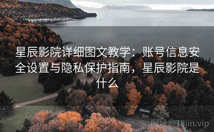 星辰影院详细图文教学:账号信息安全设置与隐私保护指南,星辰影院是什么 星辰影院详细图文教学:账号信息安全设置与隐私保护指南,星辰影院是什么