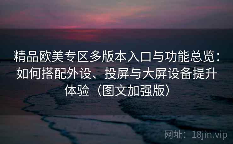 精品欧美专区多版本入口与功能总览:如何搭配外设、投屏与大屏设备提升体验(图文加强版) 精品欧美专区多版本入口与功能总览:如何搭配外设、投屏与大屏设备提升体验(图文加强版)