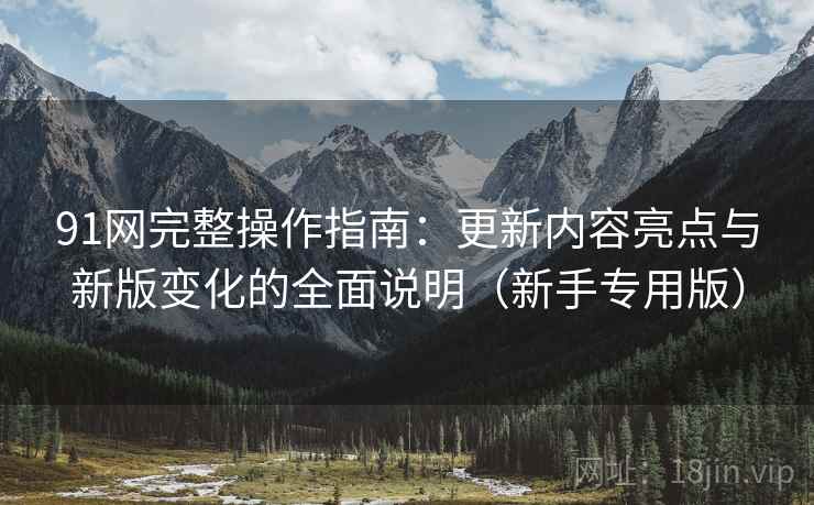 91网完整操作指南:更新内容亮点与新版变化的全面说明(新手专用版) 91网完整操作指南:更新内容亮点与新版变化的全面说明(新手专用版)