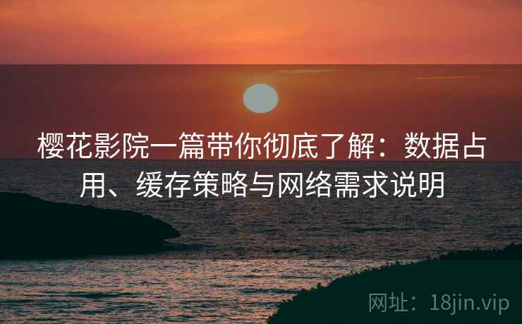 樱花影院一篇带你彻底了解:数据占用、缓存策略与网络需求说明 樱花影院一篇带你彻底了解:数据占用、缓存策略与网络需求说明